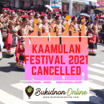Kaamulan Festival 2021 is officially canceled